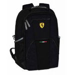 Rucsac doua compartimente Ferrari negru 40 cm