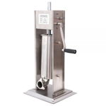 Carnatar Profesional Inox 100% Masina de Umplut Carnati ML-S5, 5 kg, 6 Palnii de Umplere, Elefant