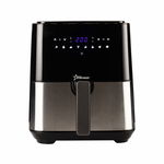 Friteuza digitala cu aer cald XL STARCREST SFR-5050X, 1450 W, 5 Litri, Termostat 80 - 200 °C, 8 programe predefinite, Negru