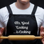 Sort de bucatarie personalizat Mr. Good Looking is cooking..., 1