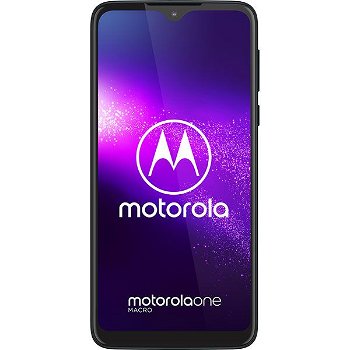 Smartphone Motorola One Macro, Octa Core, 64GB, 4GB RAM, Dual SIM, 4G, 4-Camere, Space Blue