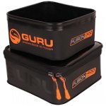 Husa pentru accesorii de peescuit, negru-portocaliu, GURU Tackle Box Fusion 400
