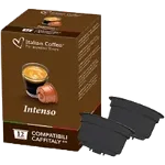 Cafea Intenso, 12 capsule compatibile Caffitaly/Cafissimo/Beanz, Italian Coffee
