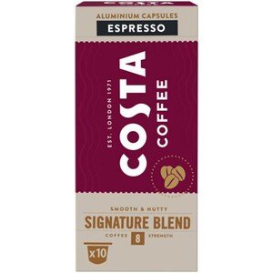 Capsule cafea Costa Signature Blend Espresso, compatibil Nespresso, 10 capsule, 57g, Costa