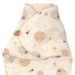 Sistem de infasare baby swaddle nature bamboo by amy din bambus, happy cosmos