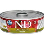 Hrană umedă pentru pisică Farmina N&D Quinoa Urinary, 70 g