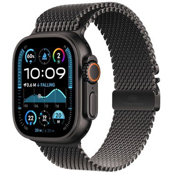 SmartWatch Apple Watch Ultra 2 v2, Cellular, 49mm Carcasa Titanium, Black/Black Titanium Milanese Loop - L, Apple