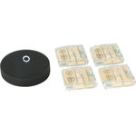 Kit 10 accesorii Rowenta ZR850003, 7 perii, 1 recleta geam, 2 fibre pentru racleta, compatibil cu aspiratorul cu abur Clean & Steam Multi RY85xx