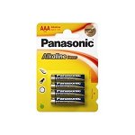 Baterie Panasonic Alkaline Power AAA R3 1,5V alcalina LR03APB/6BP, blister 6 baterii