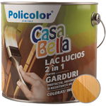 Lac pentru lemn Casabella, Stejar, pentru protectie, rezistenta UV, interior/ exterior, 2.5 l, Casabella