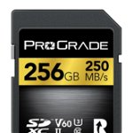 Card memorie SDXC UHS-II ProGrade 256GB V60 U3 (Gold), Prograde