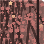 Carnet - Moleskine Limited Edition - Sakura - Fabric Hard Cover, Large, Ruled - Kosuke Tsumura | Moleskine, Moleskine