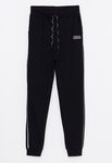 Pantaloni sport din amestec de bumbac cu snur in talie