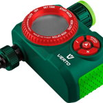 Temporizator electronic de stropire, Verto, Programabil, Verde/Rosu