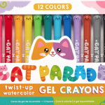 Creioane colorate, Ooly, 12 culori, Multicolor