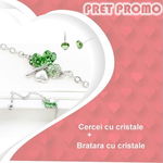 Pachet PROMO Bratara cu cristale si, 