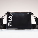 FILA Transparent Cross Body Bag Black