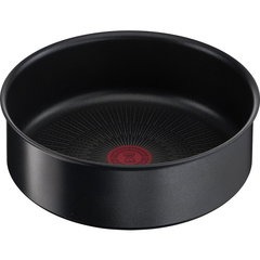 Cratita Tefal Ingenio Unlimited, 16 cm, inductie, invelis antiaderent Titanium, indicator Thermo-Signal, compatibila cu manerul detasabil Tefal Ingenio, negru