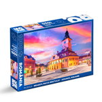 Puzzle Piața Sfatului, Brașov - Puzzle adulți 1000 piese - Imagini din România, 