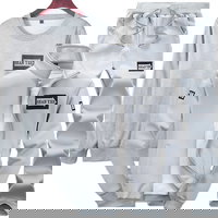 Compleu confortabil din 3 piese pentru barbati, cu pantaloni, bluza cu maneca scurta ?i jacheta, Neer