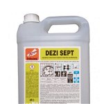 DEZI SEPT X-CLEAN Dezinfectant pentru suprafete 5L-Avizat de Ministerul Sanatatii, AQAS