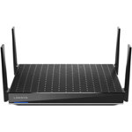 Router Wireless Linksys MR9600, Wi-Fi 6, Gigabit, Dual-band, AX6000, 4 Antene externe (Negru)