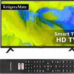Televizorul Kruger & Matz Televizor 32' Kruger & Matz Hd este un Smart TV Dvbt-T2., Kruger&Matz