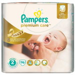 Scutece Pampers Premium Care 2 New Baby, 96 buc, 3 - 6 kg