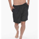 Nike Swim Solid Color Swim Shorts With Belt Black, Nike