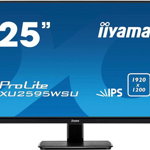 Monitor IPS LED iiyama Prolite 25" XU2595WSU-B1, 1920 x 1200, VGA, HDMI, DisplayPort, Boxe (Negru)