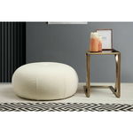 Taburet Rotund Tina 55x55x35 cm - Bouclet Crem, ASIR