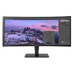 Monitor 35BN77CP-B, gaming monitor - 35 - black/silver, curved, HDMI, DisplayPort, USB-C, Free-Sync, 100Hz panel, LG Electronics