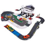 Pista de masini Majorette Creatix Porsche Experience Center cu 5 masinute, Majorette