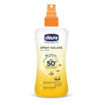 Spray Chicco protectie solara dermopediatrica, SPF 50+, 150ml, 0 luni+, Chicco