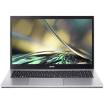 Laptop Acer Aspire 3 A315-59-589S cu procesor Intel® Core™ i5-1235U pana la 4.4GHz, 15,6", Full HD, 16 GB DDR4, 512GB SSD, Intel® Iris® Xe Graphics, No OS, Pure Silver