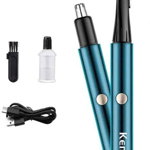 Trimmer Nas si Facial 2in1 putere 2W Reincarcabil USB Kemei KM491, GAVE