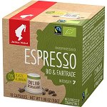 Cafea capsule Julius Meinl Espresso Delizioso BIO FT, compatibile Nespresso, 10 capsule, 56g, Julius Meinl