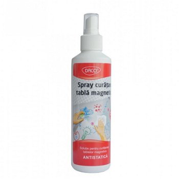 Spray curatare tabla magnetica, cantitate 250 ml, antistatic, curatare usoara, Daco, Daco