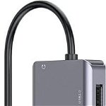 Hub 9-in-1, Club 3D, USB-C/HDMI/VGA/2xUSB, RJ45, Gri