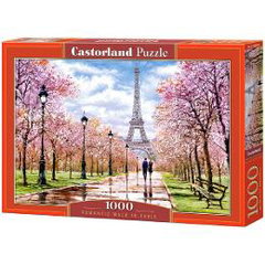 Puzzle Castorland, 1000 piese, Plimbare Romantica in Paris 104369 Puzzle Castorland, 1000 piese, Plimbare Romantica in Paris 104369
