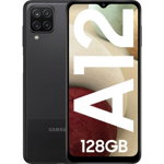 Telefon Mobil Samsung Galaxy A12, Procesor Octa-Core 2.3/1.8GHz, TFT Capacitive touchscreen 6.5", 4GB RAM, 128GB Flash, Camera Quad 48+5+2+2MP, Wi-Fi, 4G, Dual Sim, Android (Negru)