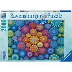 Puzzle Mandala Curcubeu, 2000 Piese