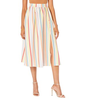 Imbracaminte Femei LITTLE MISTRESS Kassia Skirt Multi Stripe, LITTLE MISTRESS