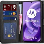 Husa Tech-Protect Wallet Wallet pentru Motorola Edge 30 Neo Negru, Tech-Protect