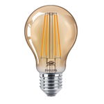 Philips vintage led bulb classic, e27, 5.5w (48w), 600 lm, 2500k, flame, gold