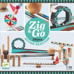 Djeco - Set de constructie trasee Zig&Go, 28 piese