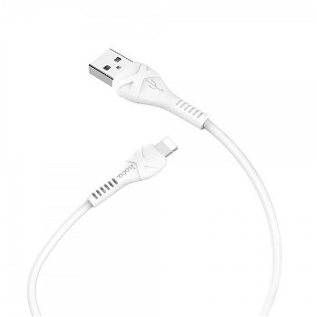 Cablu Date Hoco Cool Power Lightning ,alb , 1m Lungime-x37, Hoco
