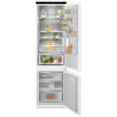 Electrolux Combina frigorifica incorporabila Electrolux ENC8MC19S, Capacitate 269 l, Frost Free - No Frost, Multiflow, Usa reversibila, Control electonic, Clasa C, H 189 cm, Electrolux