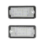 Corp iluminare numar inmatriculare LED, ligght colour: white; set, 12V,, with Aprobate pentru uz public compatibil: AUDI A3, A4 B6, A4 B7, A6 ALLROAD C6, A6 ALLROAD C7, A6 C6, A8 D3, A8 D4, Q7 11.00-09.18, M-TECH