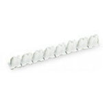 Insulation stop; 0.08 - 0.2 mm² s (0.14 mm² f-st); 8 pieces/strip; white, Wago